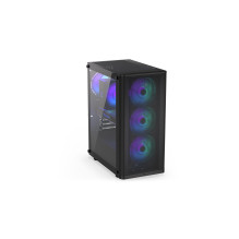 Case, ENDORFY, Ventum 200 ARGB, MidiTower, Case product features Transparent panel, Not included, ATX, MicroATX, MiniITX