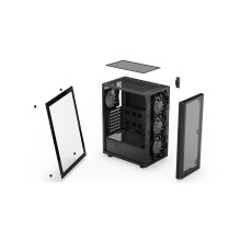 Case, ENDORFY, Ventum 200 ARGB, MidiTower, Case product features Transparent panel, Not included, ATX, MicroATX, MiniITX