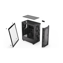 Case, ENDORFY, Signum 300 Air, MidiTower, Case product features Transparent panel, Not included, ATX, MicroATX, MiniITX,