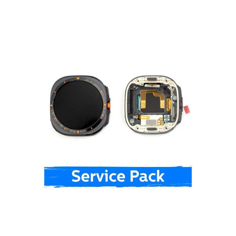Ekranas skirtas Samsung L705F Watch Ultra su rėmeliu / Titanium Gray / (Service Pack)