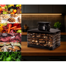 ELDOM SG520 FOOD DEHYDRATOR 400 W BLACK ELDOM SG520 FOOD DEHYDRATOR 400 W BLACK