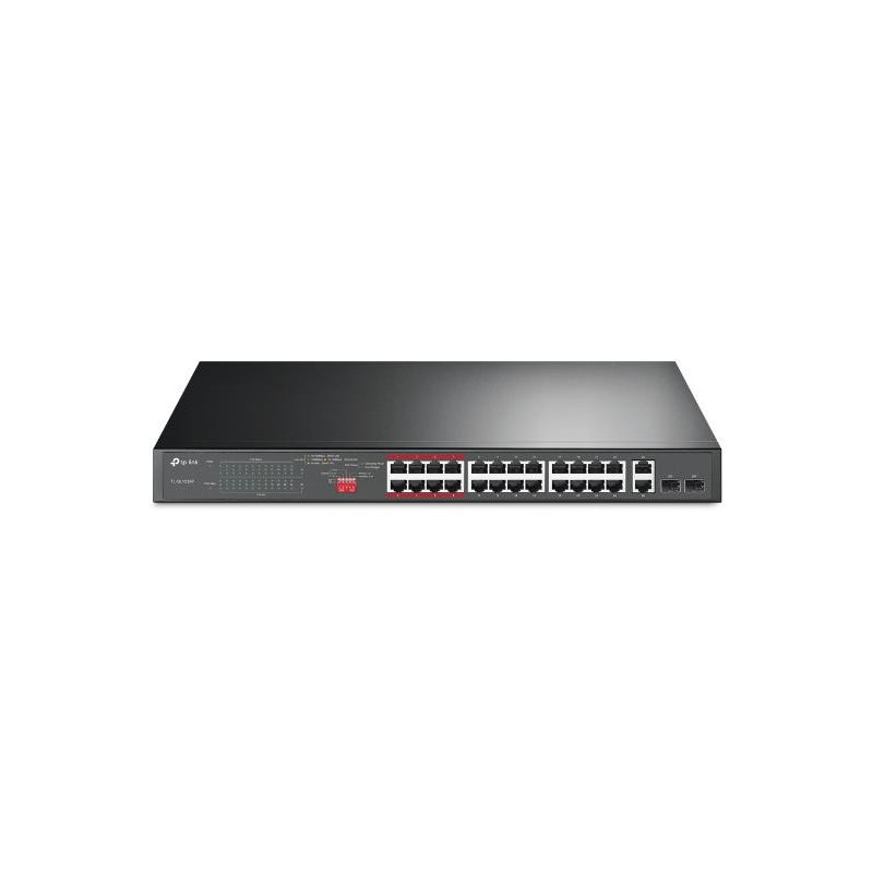 SL1226P komutatorius 24xFE PoE+ 2x1Gb