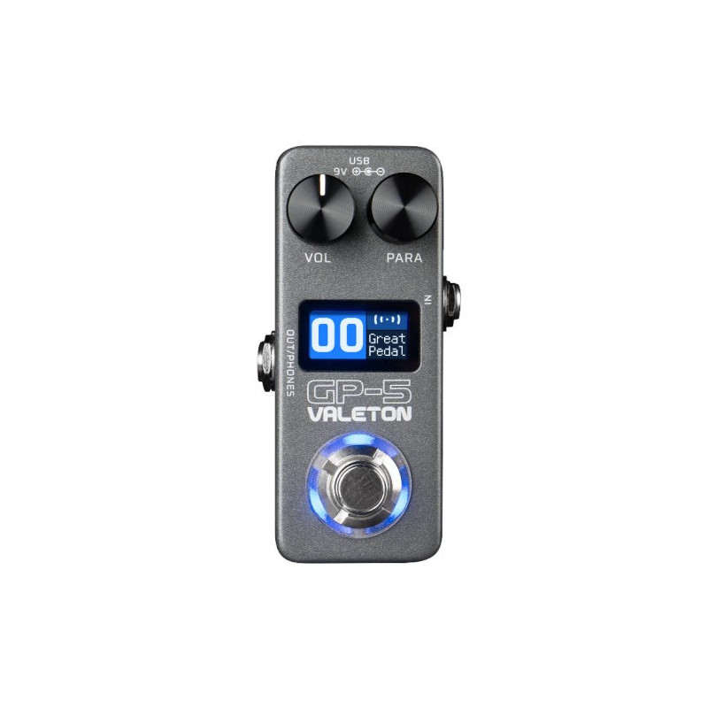 Gitaros Multi-efektų Pedalas - VALETON GP-5, 100+ Efektų, USB, Derintuvas