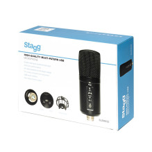USB mikrofonas - Stagg SUSM60D USB Kondensatorinis, Kardioidinis / Omnidirekcinis, 86 dB USB mikrofonas - Stagg SUSM60D USB Kondensatorinis, Kardioidinis / Omnidirekcinis, 86 dB