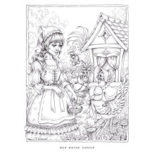 Little Folk spalvinimo knyga Blue Angel Little Folk spalvinimo knyga Blue Angel