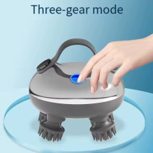 Riff Waterproof Infrared Portable Rechargeable Electric Hair / Head Massager
