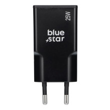 Charger Blue Star Slim GaN 25W USB-C / USB-A black Charger Blue Star Slim GaN 25W USB-C / USB-A black