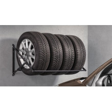 Laikiklis padangoms Dolle Tire Up, 105 x 65 x 50 cm, juodas