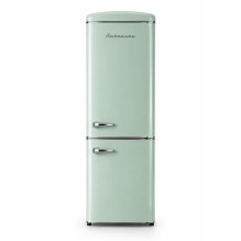 Ravanson LKK-315RM Retro Fridge 597 mm x 707 mm x 1943 mm , 315 l , Total No Frost , Energy Class E , mint