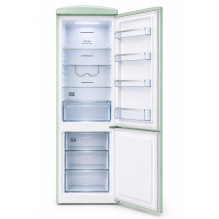 Ravanson LKK-315RM Retro Fridge 597 mm x 707 mm x 1943 mm , 315 l , Total No Frost , Energy Class E , mint