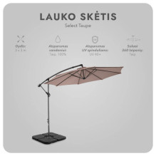 Lauko skėtis Select Taupe Lauko skėtis Select Taupe