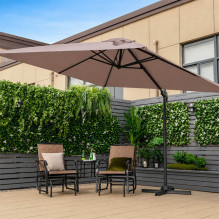 Outdoor umbrella Comfort Taupe