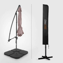 Lauko skėtis su padu ir užvalkalu Select Taupe Lauko skėtis su padu ir užvalkalu Select Taupe