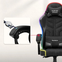 Huzaro Force 2.7 RGB juoda žaidimų kėdė Huzaro Force 2.7 RGB juoda žaidimų kėdė