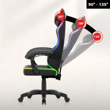 Huzaro Force 2.7 RGB juoda žaidimų kėdė Huzaro Force 2.7 RGB juoda žaidimų kėdė