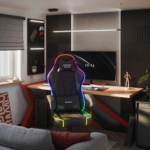 Huzaro Force 2.7 RGB juoda žaidimų kėdė Huzaro Force 2.7 RGB juoda žaidimų kėdė