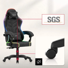 Huzaro Force 2.7 RGB juoda žaidimų kėdė Huzaro Force 2.7 RGB juoda žaidimų kėdė
