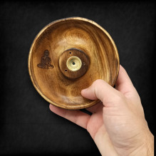 Perfume Holder - Buddha Ancient Wisdom 12.5cm x 3.5cm Perfume Holder - Buddha Ancient Wisdom 12.5cm x 3.5cm