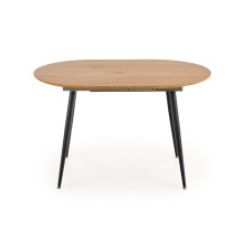 Dining table Colorado, black / grey / oak,120-160x80x74cm Dining table Colorado, black / grey / oak,120-160x80x74cm