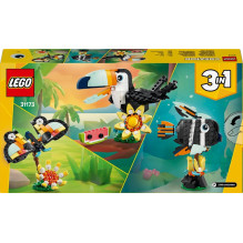 Konstruktorius LEGO 3in1 Wild Animals: Tropical Toucan 31173