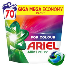 Washing capsules Ariel All-in-1 PODS Color, 70 pcs