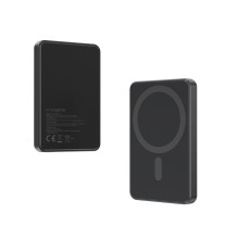 Gembird PB05-WPC15M-01 Magnetic wireless powerbank 15 W, 5000 mAh, black Gembird PB05-WPC15M-01 Magnetic wireless powerbank 15 W, 5000 mAh, black