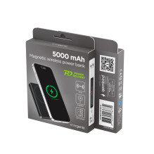 Gembird PB05-WPC15M-01 Magnetic wireless powerbank 15 W, 5000 mAh, black Gembird PB05-WPC15M-01 Magnetic wireless powerbank 15 W, 5000 mAh, black