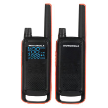 Two Way Radio - Motorola T82 16 Channels 10,000m Range Rechargeable Black, Orange Two Way Radio - Motorola T82 16 Channels 10,000m Range Rechargeable Black, Orange