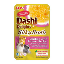 Cat Treat - INABA Dashi Delights Silky Broth Chicken Salmon 40g Cat Treat - INABA Dashi Delights Silky Broth Chicken Salmon 40g