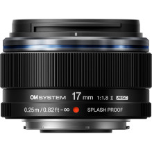 Olympus OM SYSTEM M.ZUIKO DIGITAL 17mm F1.8 II (Black)
