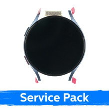 Ekranas skirtas Samsung R915 Watch 5 44mm su rėmeliu / Silver / (Service Pack)