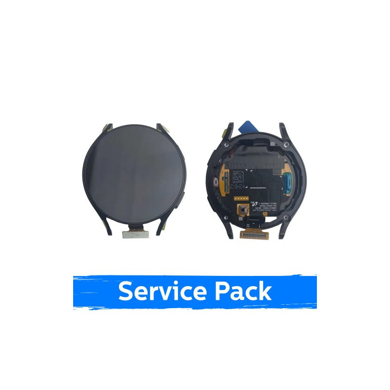 Ekranas skirtas Samsung R945 Watch 6 44mm su rėmeliu / Graphite / (Service Pack)