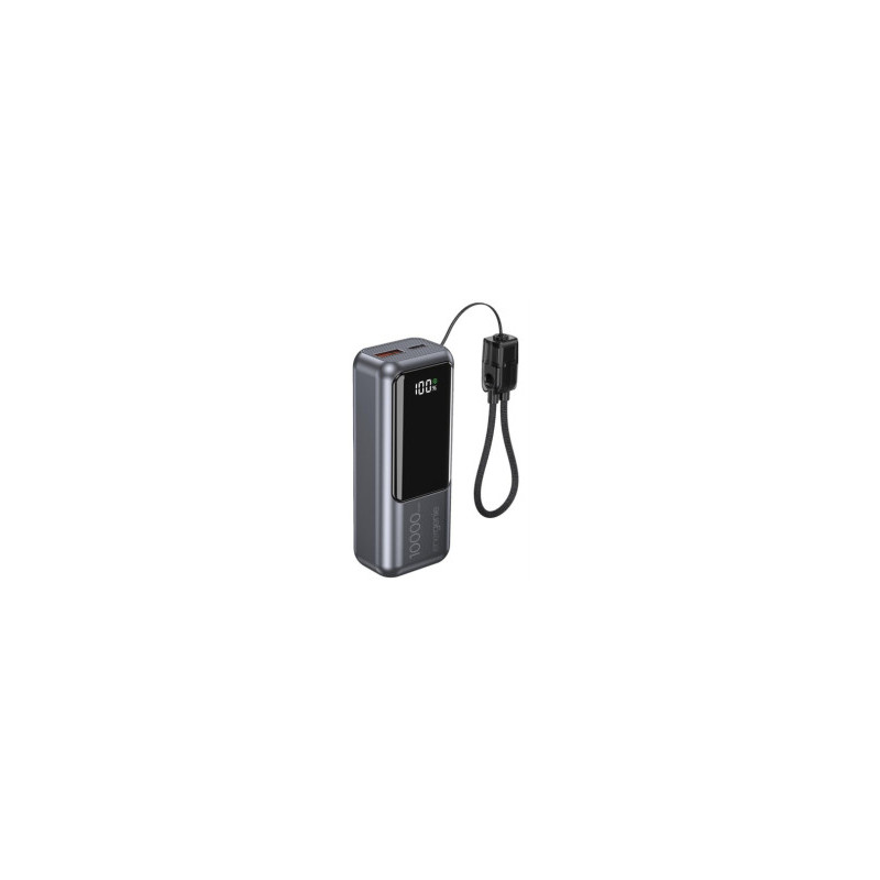 Enerģijas krātuve Gembird 20W 10000mAh 20W PD&amp;QC 3.0 Integrated Cable LCD