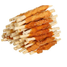 Dog Treats - Hilton Chicken Wrap, White Dog Treats - Hilton Chicken Wrap, White
