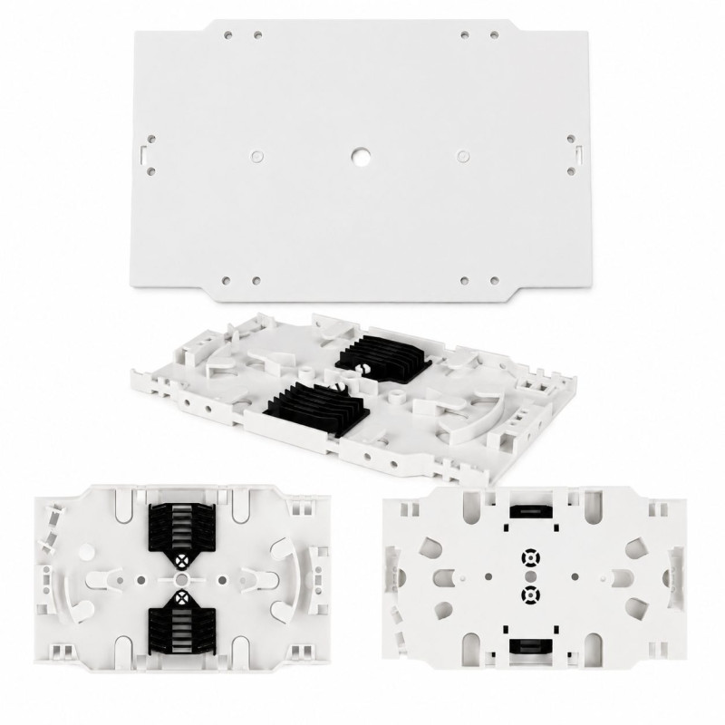 Optiskā kasete 12 šķiedrām ar vāciņu, aizsargčaulu garums 45 mm, paneļiem FO-PP-xxFX w / o ST