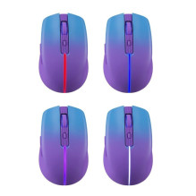 Wireless Mouse - Mouse Defender Mystery MM-301 RF+BT 1600dpi 6P Purple Wireless Mouse - Mouse Defender Mystery MM-301 RF+BT 1600dpi 6P Purple
