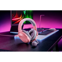 Garso Įranga - Razer Barracuda X Wireless Headset, Dual Connectivity, Detachable Mic, Quartz Pink Garso Įranga - Razer Barracuda X Wireless Headset, Dual Connectivity, Detachable Mic, Quartz Pink
