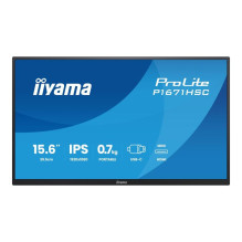Monitorius - iiyama ProLite P1671HSC-B1 15.6" Full HD IPS, USB-C, Mini-HDMI, VGA Monitorius - iiyama ProLite P1671HSC-B1 15.6" Full HD IPS, USB-C, Mini-HDMI, VGA