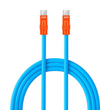 USB-C Laidas - Newell USB-C 100W Greito Įkrovimo Laidas, 2m, Silikonas, Mėlynas