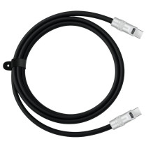 USB-C Kabelis - Newell USB-C 100W greito įkrovimo kabelis, 2m, Silikonas, Juodas