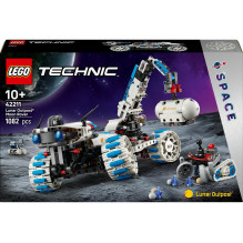 Konstruktorius - LEGO TECHNIC 42211 Mėnulio Išsilaipinimo Roveris 1082 Detalės
