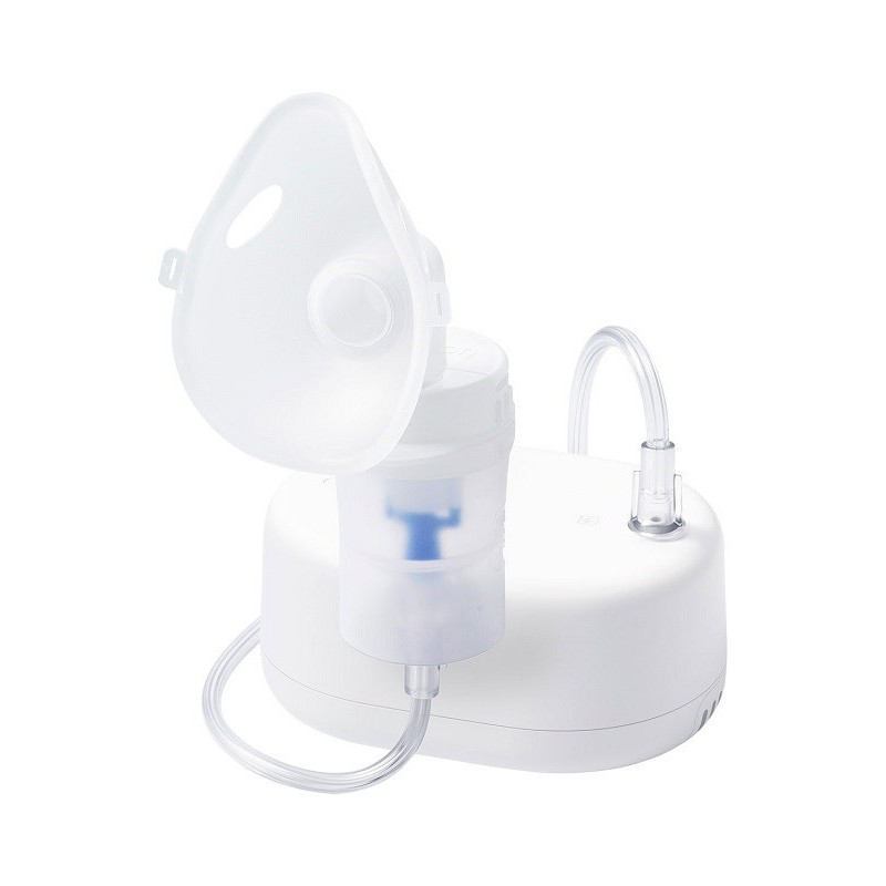 Inhaliatorius - Omron NE-810 0.35 ml / min, 53 dB, kaukės, burnos antgalis, laikymo dėžutė
