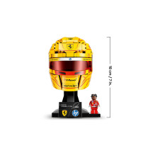 Konstruktorius - LEGO Editions 43022 Scuderia Ferrari HP Lewis Hamilton Šalmas 884 Dalys Juoda / Raudona