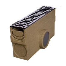 Inflow box with iron gratings (0.5m H100)