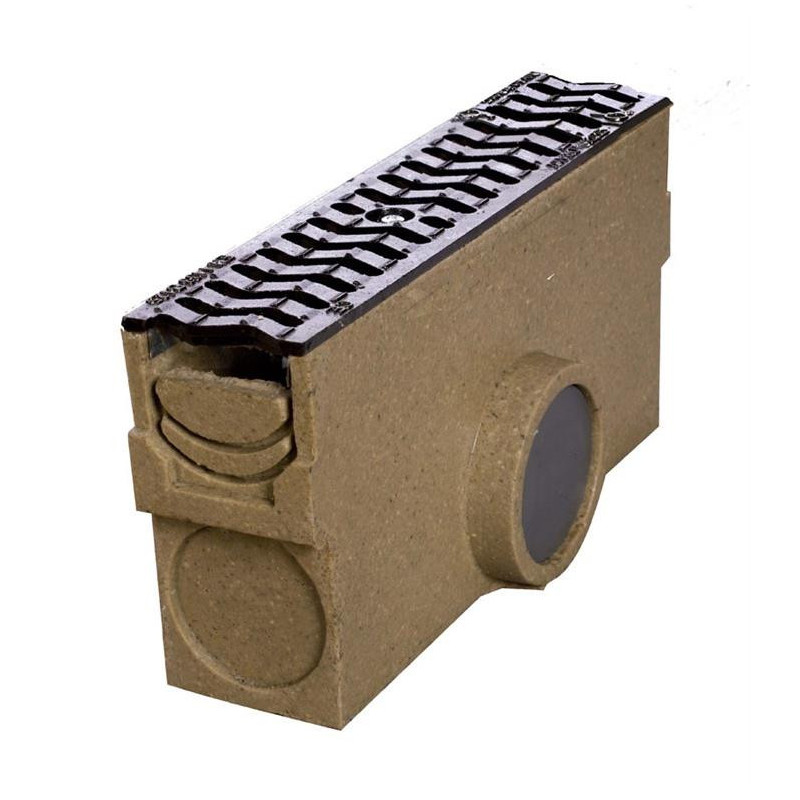 Inflow box with iron gratings (0.5m H100)