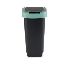 Šiukšliadėžė Rotho Twist, juoda / tamsiai žalia, 25 l Šiukšliadėžė Rotho Twist, juoda / tamsiai žalia, 25 l