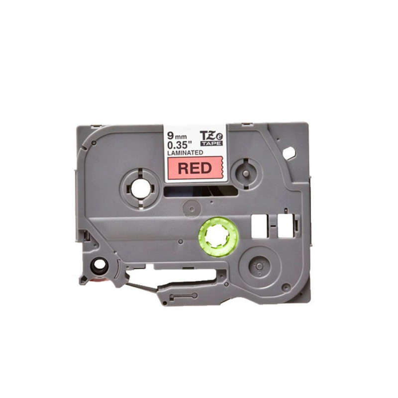 Analoginė juostelė Brother TZe-421, 9mm x 8m, juoda ant raudonos