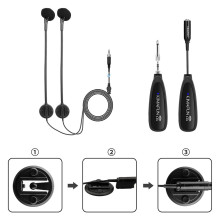 Mikrofonas - Kimafun CX710 Belaidis Kondensatorinis Sistema, 2.4 GHz, 15m Diapazonas Mikrofonas - Kimafun CX710 Belaidis Kondensatorinis Sistema, 2.4 GHz, 15m Diapazonas