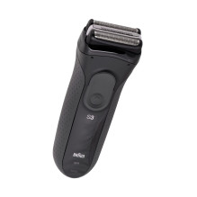 Braun 3000BT tinklelio skustuvas, kirpimo mašinėlė, juoda, pilka