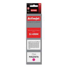 Ink Cartridge - Activejet AC-G490M Red 70 ml Replacement for Canon GI-490M Ink Cartridge - Activejet AC-G490M Red 70 ml Replacement for Canon GI-490M